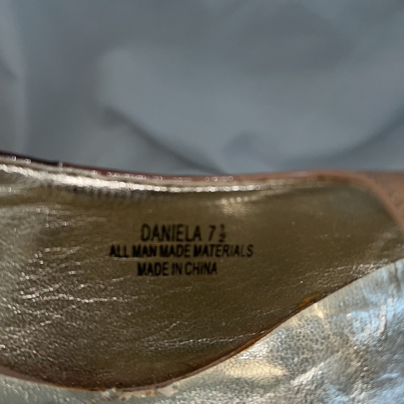 Two toned platform heels, nude and brown - Picture 4 of 8